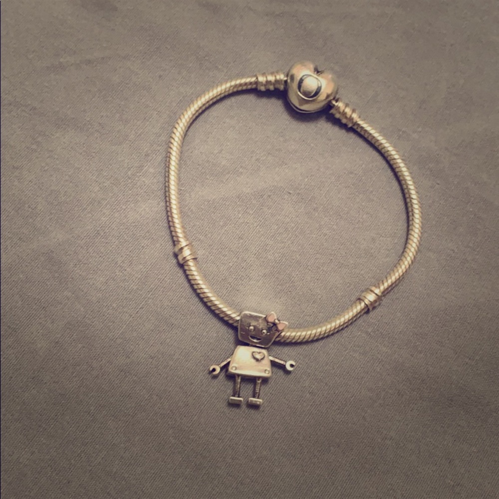 Pandora bracelet and charm
